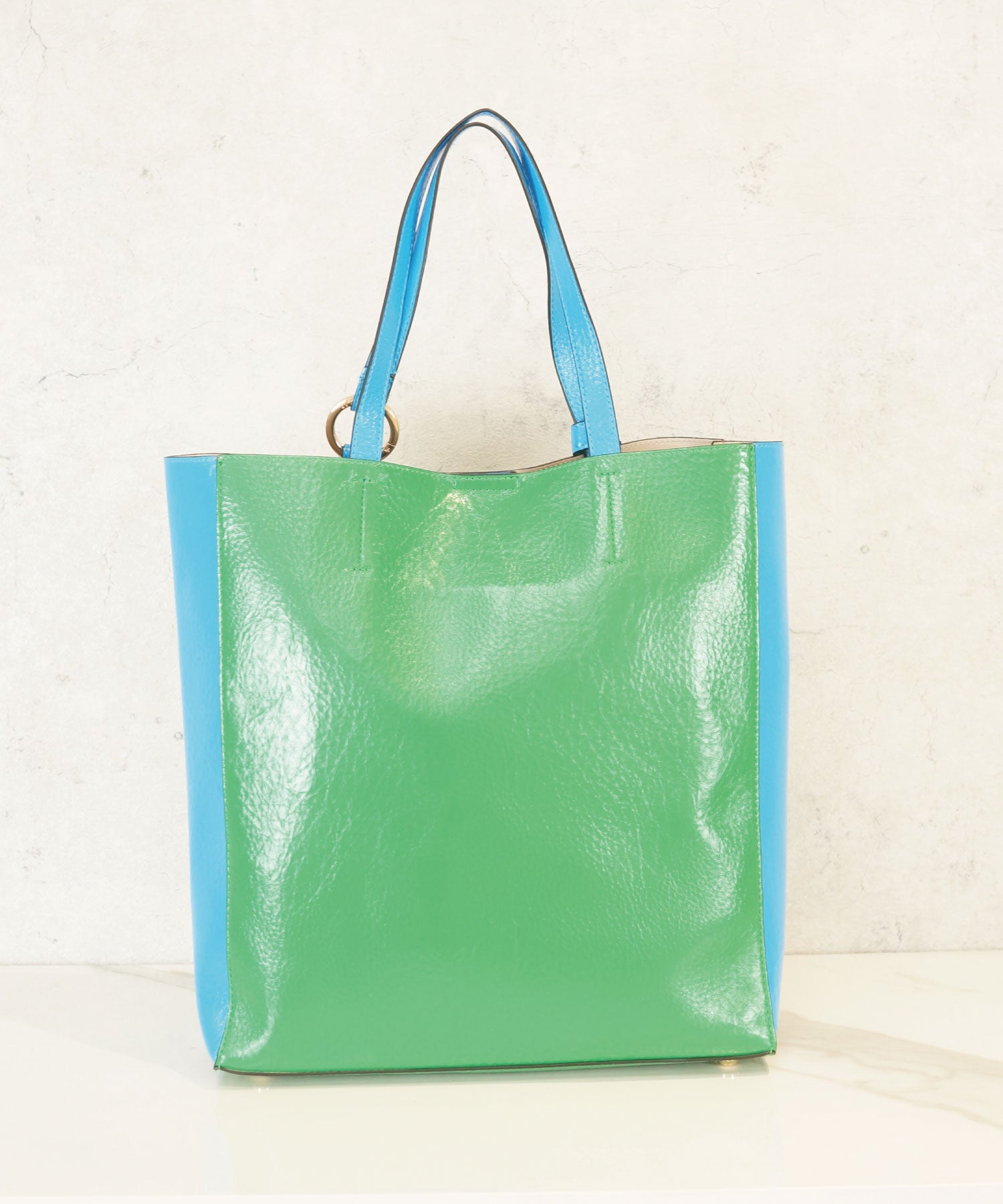 83-6299【LOLA CASADEMUNT BY MAITE】Bolso shopper bicolor